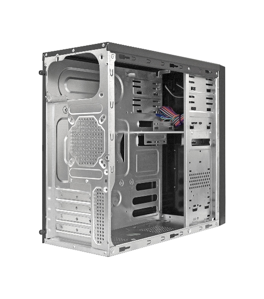 Компьютерный корпус Minitower ExeGate MA-372UX Black, mATX UN600, 120мм 2*USB+2*USB3.0, Audio