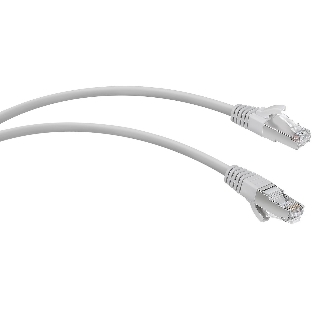 Патч-корд WRline WR-PC-RJ45-FTP-5E-0.3-GY F/UTP общий экран RJ-45 вил.-вилка RJ-45 cat.5e 0.3м серый LSZH (уп.:1шт)