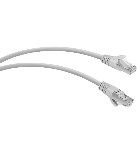 Патч-корд WRline WR-PC-RJ45-FTP-5E-0.3-GY F/UTP общий экран RJ-45 вил.-вилка RJ-45 cat.5e 0.3м серый LSZH (уп.:1шт)