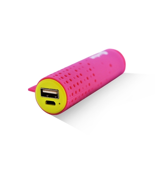 Внешняя аккумуляторная батарея Amperin AI-TUBE P 3100mAh (11Wh) розовая