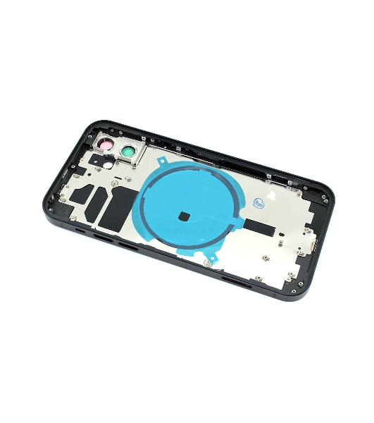 Задняя крышка (корпус) в сборе с рамкой для Apple iPhone 12 черный