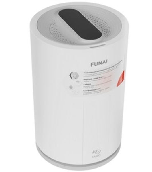 Увлажнитель воздуха FUNAI TAIKO USH-TKE7251WC белый, 30 м², 5 л
