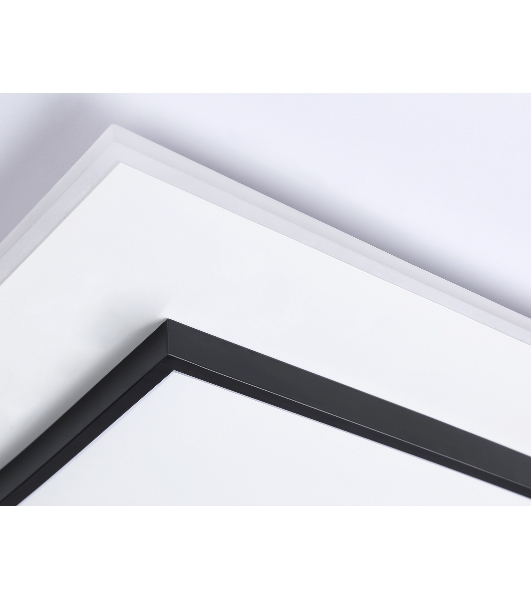 Светильник Ambrella light FL51455/1+1 WH/BK белый/черный 72W 3000K-6400K+4200K 500*500*80 (ПДУ РАДИО 2.4G)
