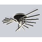 Потолочный светодиодный светильник Ambrella light FL6292 BK черный 160W 3000K-6400K 1100*790*315 (ПДУ ИК), фото7