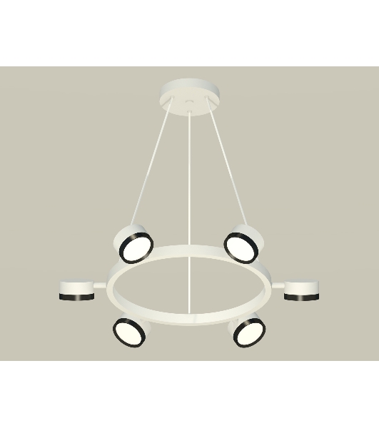 Светильник Ambrella light XB9191151/6 SWH/PBK белый песок/черный полированный GX53 (C9191, N8113)