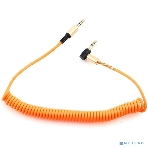 Кабель Cablexpert аудио 90˚ спиральный CCAB-02-35MMLC-1.8MO. 3.5 Jack (M)/3.5 Jack (M), оранжевый, 1.8м, блистер, фото3