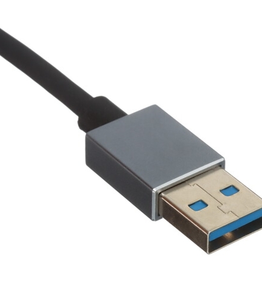 Кабель-переходник USB 3.0 (Am) --> LAN RJ-45 Ethernet 1000 Mbps, Aluminum Shell, VCOM DU312M