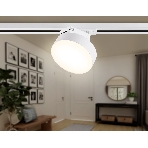 Трековый однофазный светодиодный светильник Ambrella light GL6872 WH белый LED 16W 3000K D115*90, фото6