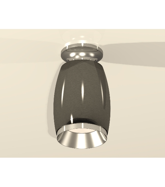 Светильник Ambrella Light XS1123040 DCH/PSL черный хром/серебро полированное MR16 GU5.3 (N6903, C1123, N7032)