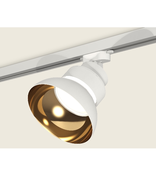 Светильник Ambrella light XT8101201SWH/PYG/CL белый песок/золото желтое полированное/прозрачный GX53
