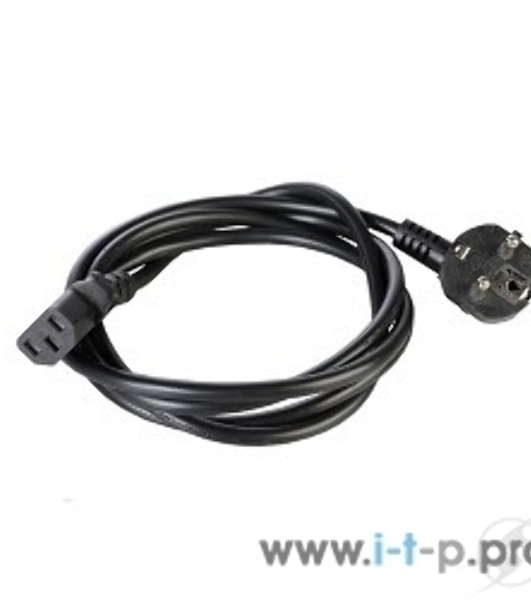 Шнур питания с заземлением IEC 60320 C13/EU-Schuko, 10А/250В (3x1,0), 5 м. (R-10-Cord-C13-S-5)