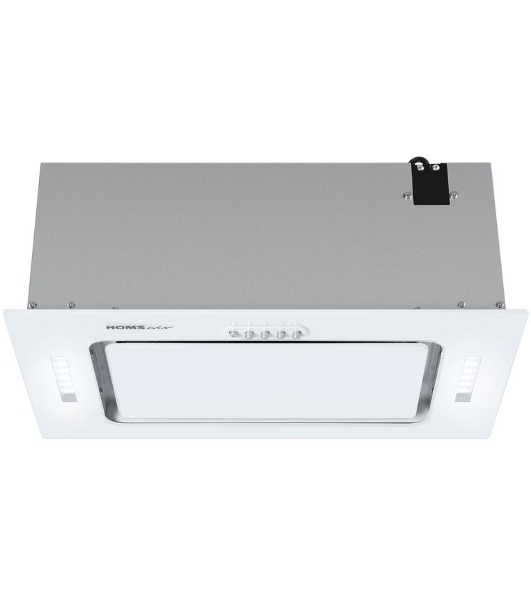 Вытяжка встраиваемая HOMSair Crocus Push 52 белый, 51.8 см, 850 куб. м/ч, 53 дБ