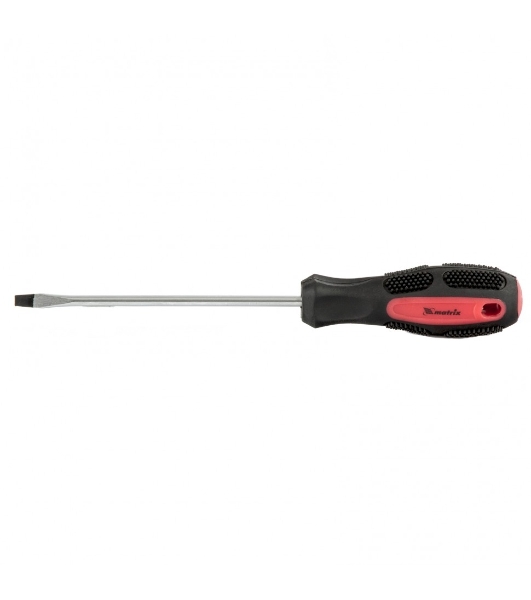 Отвертка Matrix Anti-Slip, SL4,0 х 100 мм, CrV, двухкомп. рукоятка