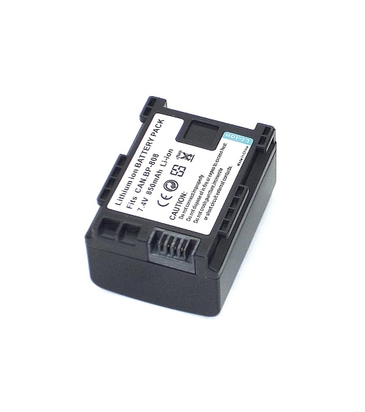 Аккумуляторная батарея для видеокамеры Canon LEGRIA FS10 (BP-808) 7,4V 850mAh