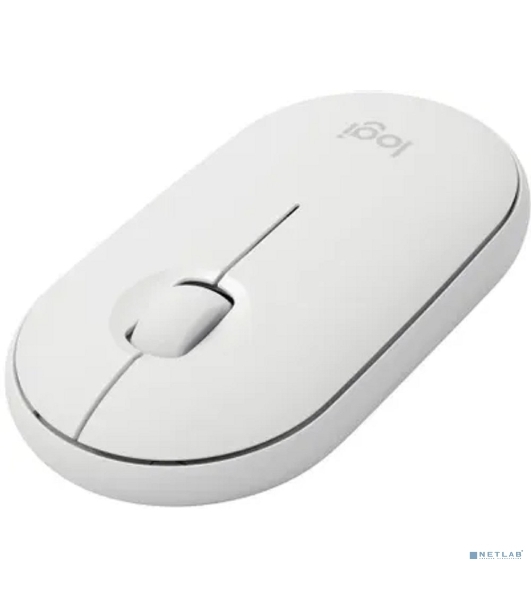 Мышь беспроводная Logitech Pebble M350 белый, 1000 dpi, радиоканал, Bluetooth, USB, кнопки - 3