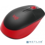 Мышь беспроводная Logitech M190 черный/красный, 1000 dpi, радиоканал, USB, кнопки - 3, фото99