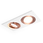 Комплект встраиваемого поворотного светильника Ambrella light XC7635084 SWH/PPG белый песок/золото розовое полированное MR16 GU5.3 (C7635, N7005), фото3