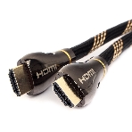 Кабель Cablexpert HDMI CCP-HDMI8К-2.5M, 19M/19M, v2.1, 8К, медь, позол.разъемы, экран, оплетка, 2.5м, черный, пакет, фото 1