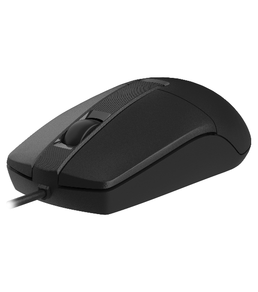 Мышь проводная A4Tech OP-330S черный, 1200 dpi, USB, кнопки - 3