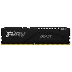 Оперативная память Kingston Fury Beast, DDR5, 16GB (1x16 GB), 5200 MHz, CL40, DIMM, с радиатором, черный, фото7
