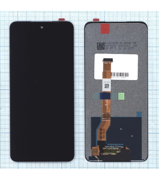 Дисплей для Realme 11 4G (RMX3636) в сборе с тачскрином черный orig lcd