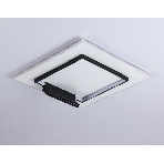 Светильник Ambrella light FL51455/1+1 WH/BK белый/черный 72W 3000K-6400K+4200K 500*500*80 (ПДУ РАДИО 2.4G), фото 1