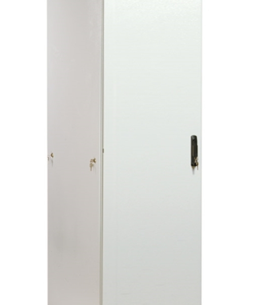 Шкаф коммутационный ЦМО ШТК-М-42.6.10-3ААА 42U 600x1020 мм пер. дв. металл задн. дв. стал. лист 2 бок. пан. направл. под закл. гайки 550 кг серый