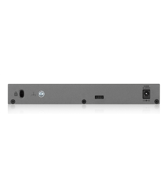 Коммутатор Zyxel GS1350-6HP, 4xGE PoE+, 1xGE PoE++ (802.3bt), 1xSFP, бюджет PoE 60 Вт, дальность передачи питания до 250 м, автоперезагрузка PoE-портов, повышенная защита от перенапряжений и электростатических р
