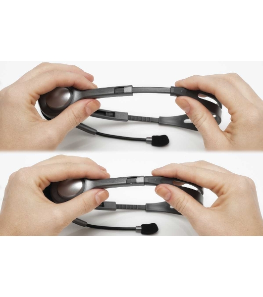 Гарнитура Logitech H111 чёрный, проводная, 3.5 мм