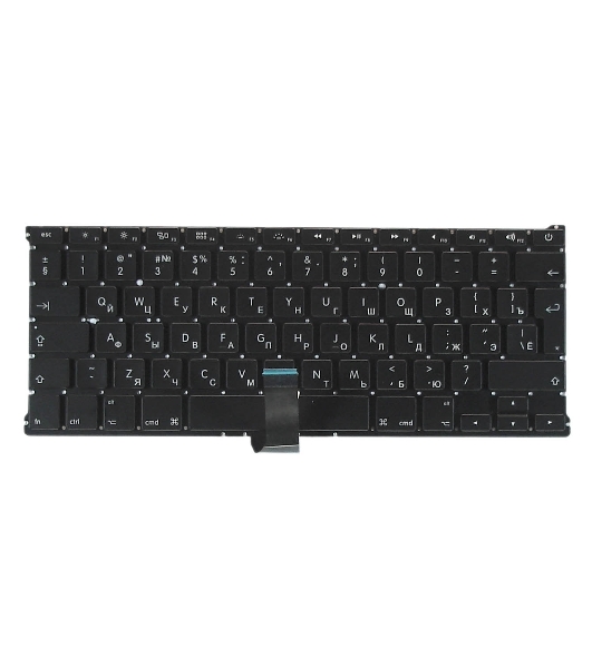 Клавиатура для ноутбука MacBook A1369 2011+ черная с подсветкой, большой ENTER