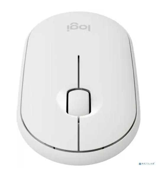 Мышь беспроводная Logitech Pebble M350 белый, 1000 dpi, радиоканал, Bluetooth, USB, кнопки - 3