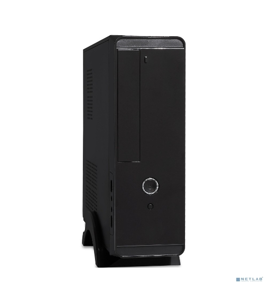 Компьютерный корпус MiniITX ExeGate MI-209 Black, miniITX/mATX, (M300, 80мм), 2хUSB, Audio