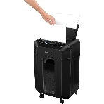 Шредер Fellowes AutoMax 80M FS-46215, минирезка, DIN P-4, 4х12 мм, автоподача 80 лст., 17 лтр., автореверс, уничт.: скобы, скрепки, пл. карты, фото3