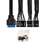 Компьютерный корпус Minitower ExeGate BAA-308MU2-UNS450 (mATX, БП UNS450 с вент. 12см, 1хUSB+2хUSB 3.0, HD Audio, черный), фото11