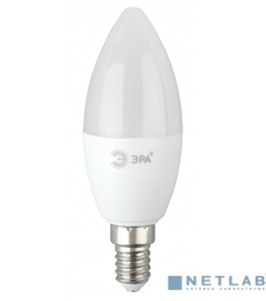 Лампа светодиодная ЭРА ECO LED B35-10W-865-E14 R (диод свеча 10Вт холодн. E14) (10/100/3500)