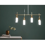 Светильник Ambrella light LH55274/4 BS/FR латунь/белый матовый E14*4 max 40W 845*65*1150, фото 1