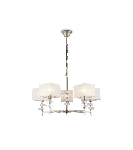 Люстра Ambrella light LH71331/5 CGD золото E14/5 max 40W D700*850