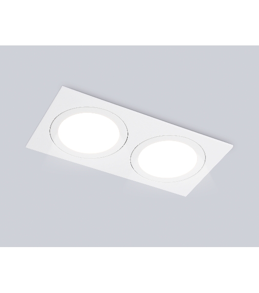 Светильник Ambrella light TN6612/2 WH белый IP44 GX53/2 max 15W 215*110*24