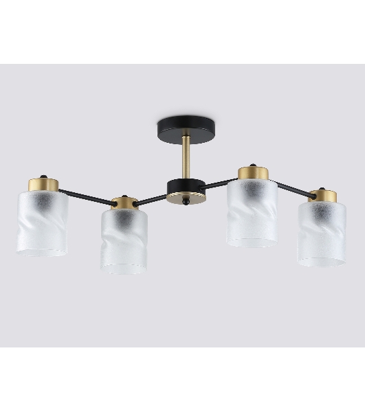 Светильник Ambrella light TR303324/4 BK/GD черный/золото E27/4 max 60W 650*290*270