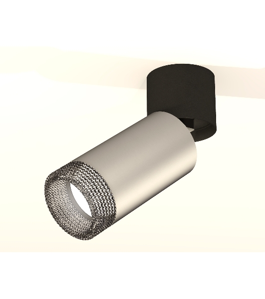 Светильник Ambrella Light XM6324041 SSL/BK/BK серебро песок/черный/тонированный (A2221, C6324, N6151)