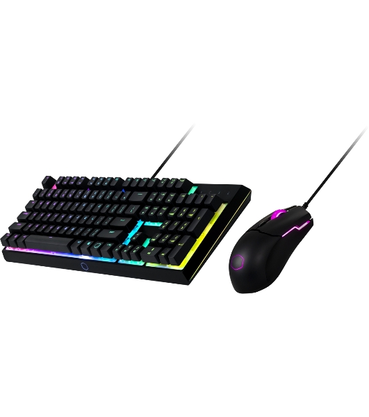 Комплект клавиатура+мышь Cooler Master MS110 проводной, USB, 3200 DPI, чёрный