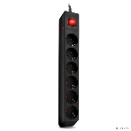 Сетевой фильтр SVEN Optima 3,0 м (6 розеток с защитными шторками) черный, цветная коробка, фото9
