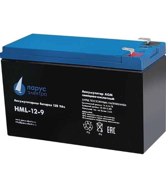 Батарея для ИБП Парус Электро, профессиональная серия HML-12-9