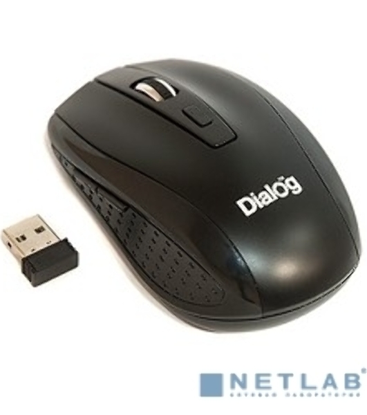 Мышь беспроводная Dialog Pointer MROP-01U черный, 1600 dpi, радиоканал, USB, кнопки - 6