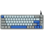Клавиатура проводная Ritmix RKB-568BL Blue голубой-серый, фото5