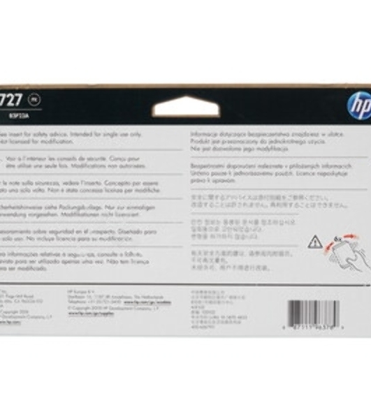Картридж струйный HP 727 B3P23A черный для HP DJ T920/T1500 (130мл)