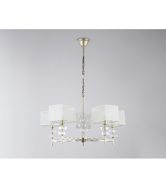 Люстра Ambrella light LH71331/5 CGD золото E14/5 max 40W D700*850