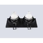 Встраиваемый точечный светильник Ambrella light TN102832/2 BK/BK черный/черный GU5.3/2 178*93*50, фото5