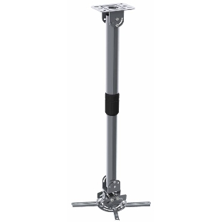 Кронштейн для проектора Cactus CS-VM-PR16L-AL серебристый макс.13.6кг настенный и потолочный поворот и наклон