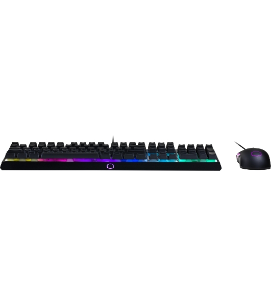Комплект клавиатура+мышь Cooler Master MS110 проводной, USB, 3200 DPI, чёрный